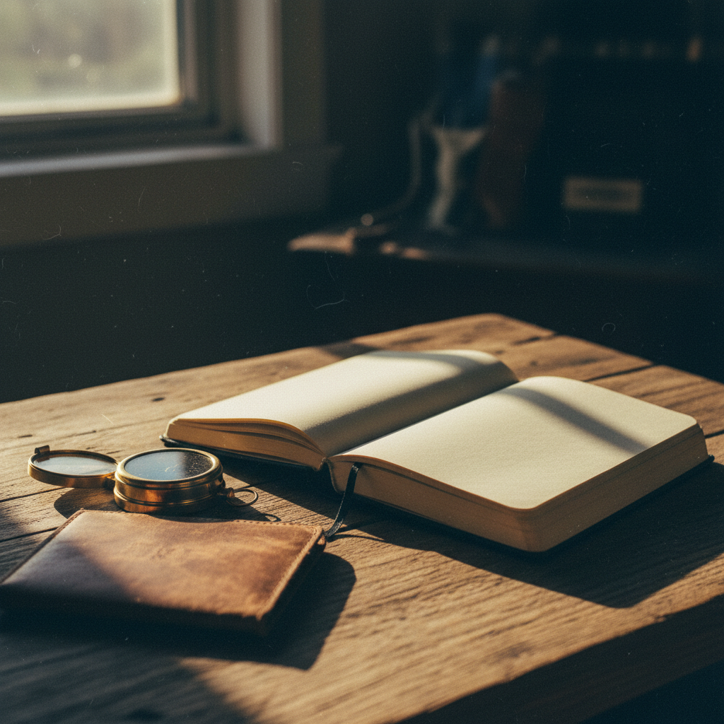 Compass Journal Noir — Cinematic Lifestyle